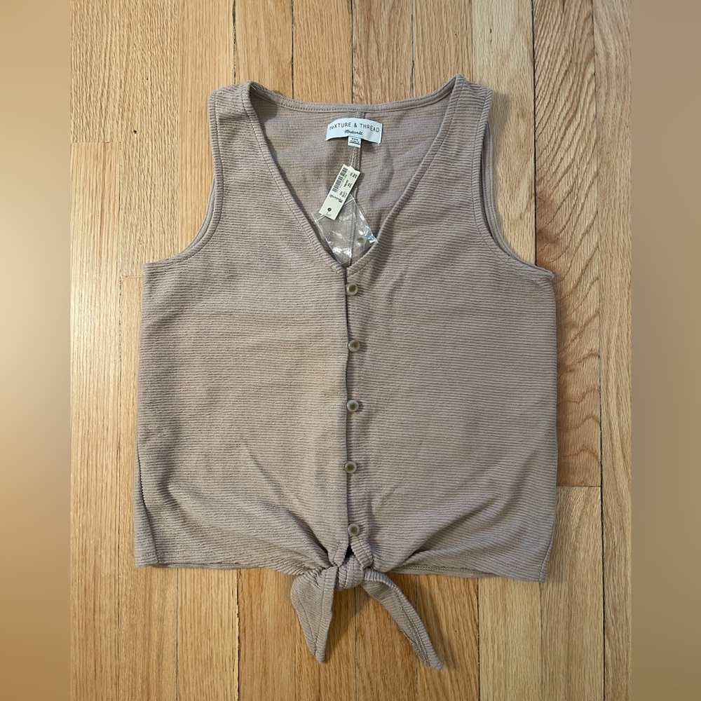 Madewell Texture and Thread tank top